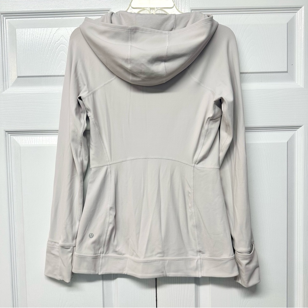 Lululemon Every Journey Hoodie Light Chrome Nulu Full Zip Women’s 6 - Picture 11 of 16